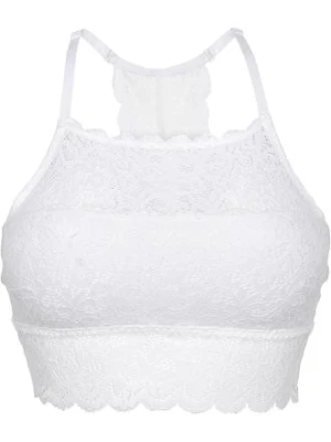 Biustonosz bustier z rozciągliwej koronki bonprix