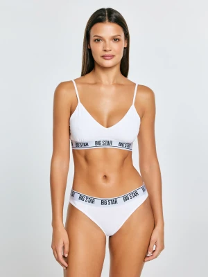 Biustonosz damski bawełniany biały Ardelia 101 BIG STAR