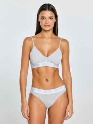 Biustonosz damski bawełniany szary Ardelia 901 BIG STAR