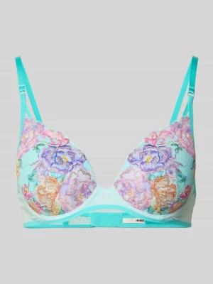 Biustonosz damski z kwiatowym haftem allover model 'Lisbeth' MARIE JO