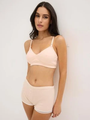 Biustonosz do karmienia piersią, bez fiszbinów, z bawełny organicznej (2 szt.) bonprix