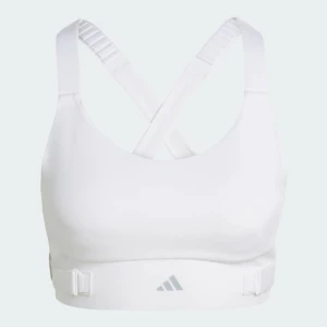 Biustonosz FastImpact Luxe Run High-Support Adidas biały