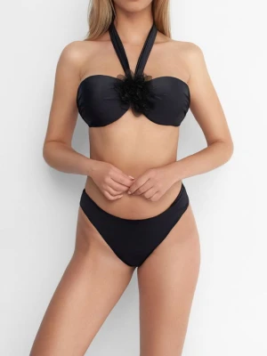 Biustonosz kąpielowy czarna bardotka push-up Audrey Poupee Marilyn