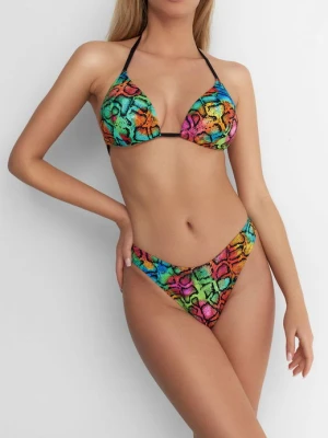 Biustonosz kąpielowy z kolorowym wzorem skóry węża Bahamas Bikini Poupee Marilyn