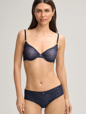 Biustonosz koronkowy w kolorze ciemnoniebieskim Joop