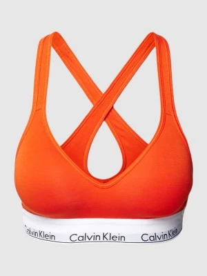 Biustonosz miękki z elastycznym brzegiem z logo model ‘MODERN COTTON’ Calvin Klein Underwear