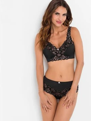 Biustonosz minimizer bez fiszbinów z wyściełanymi ramiączkami bonprix