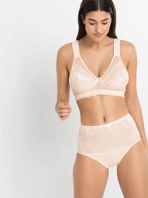 Biustonosz minimizer bez fiszbinów z wyściełanymi ramiączkami bonprix