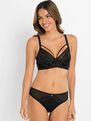 Biustonosz minimizer z delikatną koronką bonprix