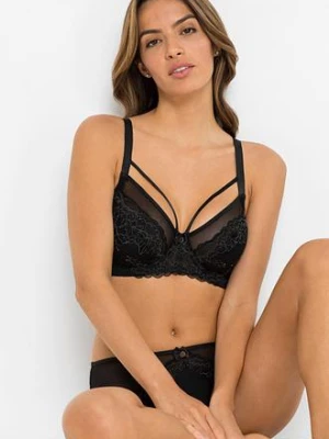 Biustonosz minimizer z delikatną koronką bonprix