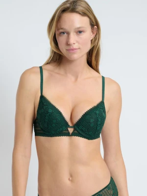 Biustonosz N.2 - Push-up z głębokim dekoltem w koronkach Etam