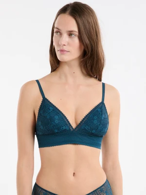 Biustonosz N.8 - Trójkątny bez fiszbin z koronki Etam