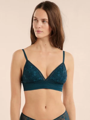 Biustonosz N.8 - Trójkątny bez fiszbin z koronki Etam