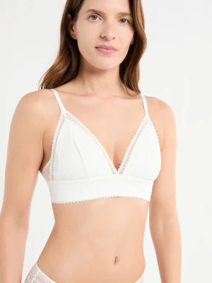 Biustonosz N.8 - Trójkątny z koronki Etam