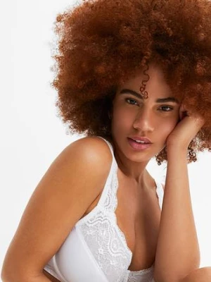 Biustonosz na fiszbinach z delikatną koronką (2 szt.) bonprix