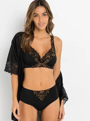 Biustonosz na fiszbinach z delikatną koronką bonprix