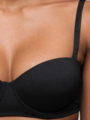 Biustonosz na fiszbinach z odpinanymi ramiączkami z bawełny organicznej (2 sztuki) bonprix