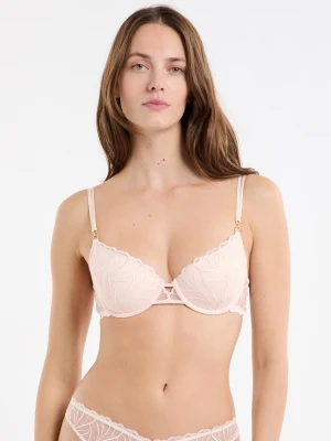 Biustonosz nr 4 - Lekkie wypełnienie z haftem kwiatowym Etam