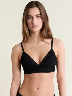 Biustonosz nr 8 - Trójkątny bez fiszbin z koronki Etam