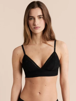 Biustonosz nr 8 - Trójkątny bez fiszbin z koronki Etam