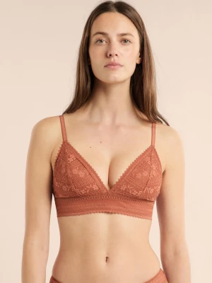 Biustonosz nr 8 - Trójkątny bez fiszbinów z koronki Etam