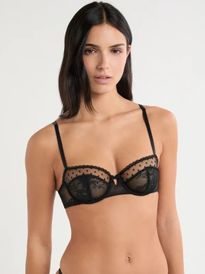 Biustonosz nr 9 - Balkonetka z haftem Etam