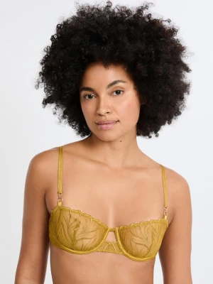 Biustonosz nr 9 - Balkonetka z haftem kwiatowym Etam