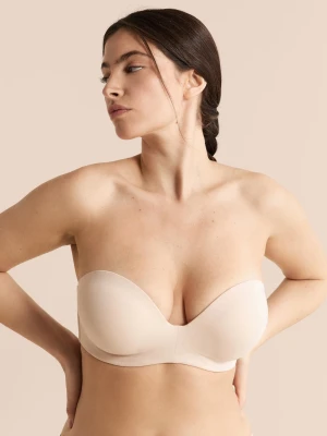 Biustonosz opaska z odpinanymi ramiączkami, miseczki C-E Etam