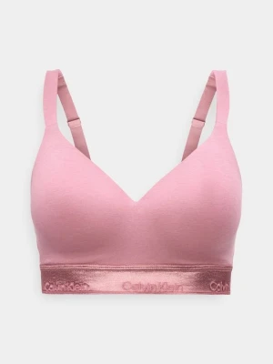 Biustonosz push-up Calvin Klein jagodowy
