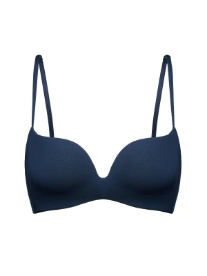 Biustonosz push-up Comfie Esotiq granatowy