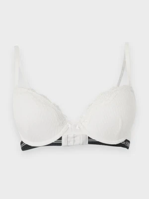 Biustonosz push-up Emporio Armani biały
