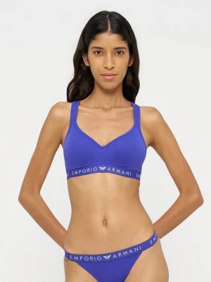 Biustonosz push-up Emporio Armani fioletowy