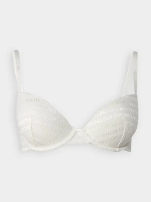 Biustonosz push-up Emporio Armani mleczny