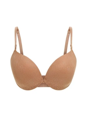 Biustonosz push-up Guess brązowy