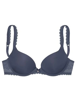 Biustonosz push-up Lascana niebieski