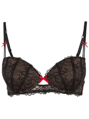 Biustonosz push-up Lascana czarny