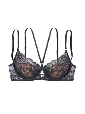 Biustonosz push-up Lascana czarny