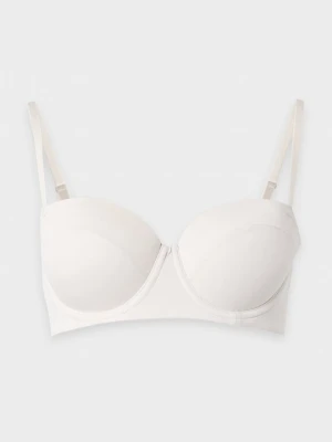 Biustonosz push-up Lindex beżowy