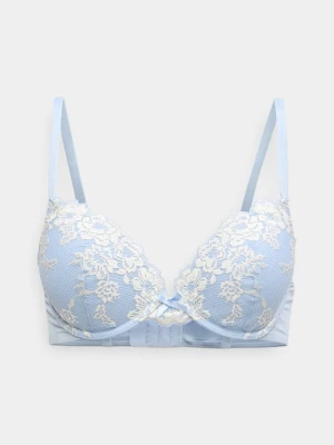 Biustonosz push-up Lindex niebieski