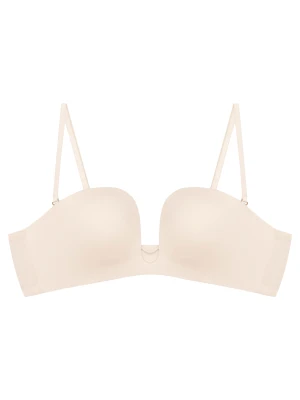Biustonosz push-up Novelty Esotiq kremowy