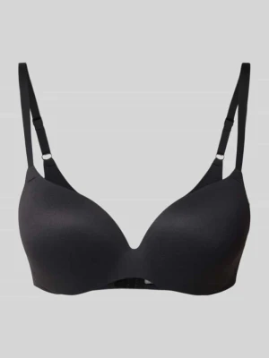 Biustonosz push-up o kroju regular fit z zapięciem na haftkę magic bodyfashion
