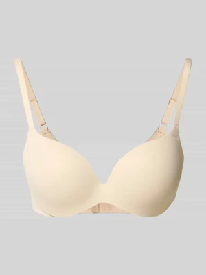 Biustonosz push-up o kroju regular fit z zapięciem na haftkę magic bodyfashion