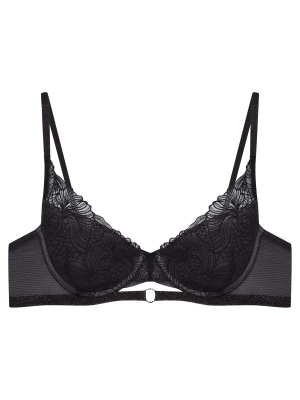 Biustonosz push-up Ombre Esotiq czarny