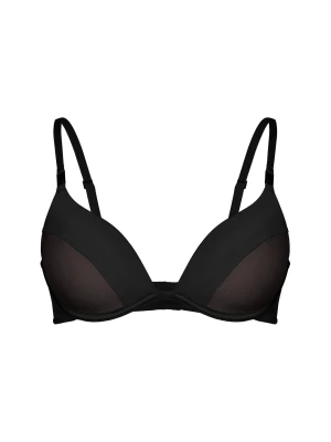 Biustonosz push-up SEDUCE czarny z wąskim łącznikiem Esotiq