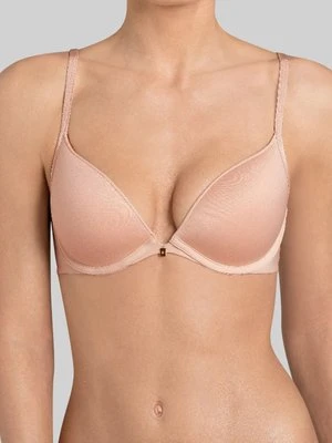 Biustonosz push-up Triumph beżowy