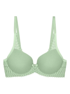 Biustonosz push-up Triumph zielony