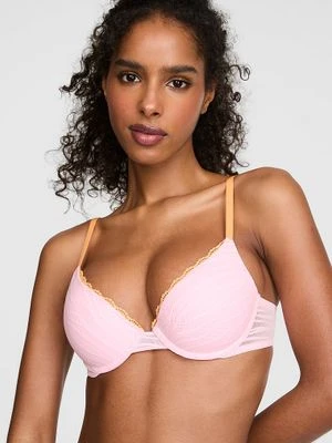 Biustonosz push-up Wear Everywhere Victoria's Secret Różowy