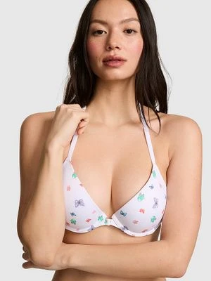 PINK WEAR EVERYWHERE Biustonosz push-up Wear Everywhere zapinany z przodu Victoria's Secret
