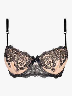 Biustonosz push-up z haftem na miseczkach Adelaide Poupee Marilyn