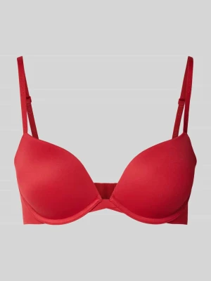Biustonosz push up z regulowanymi ramiączkami i zapięciem na haftkę Calvin Klein Underwear